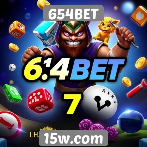 Variedade de jogos disponíveis na plataforma 654BET